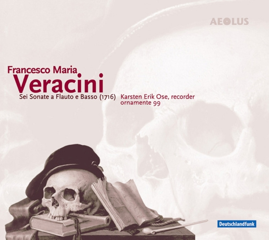 Veracini F M - 6 Sonatas For Recorder And Basso Co