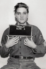Elvis - Enlistment Photo 91,5 X 61 Cm