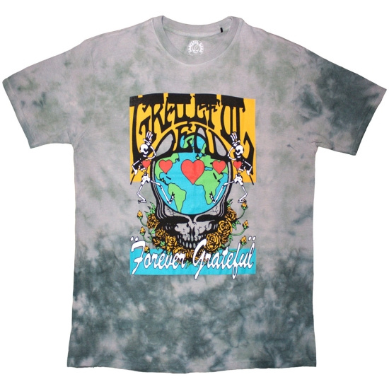 Grateful Dead - Forever Grateful Uni Green Dip-Dye T-Shirt