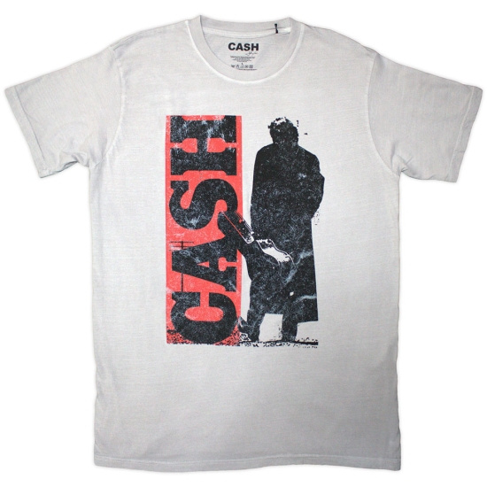 Johnny Cash - Bold Silhouette Uni Natrl T-Shirt