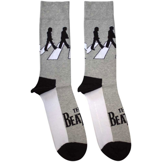 Beatles  - Abbey Road Silhouettes Uni Grey Socks (Eu 36-40)