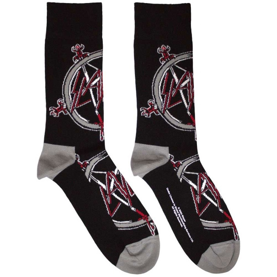 Slayer - Pentagram Uni Bl Socks (Eu 36-40)