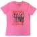 Monty Python - Hollywood Bowl Lady Pink T-Shirt Monty Python - Hollywood Bowl Lady Pink T-Shirt