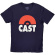Cast - Classic Logo Uni Navy T-Shirt Cast - Classic Logo Uni Navy T-Shirt