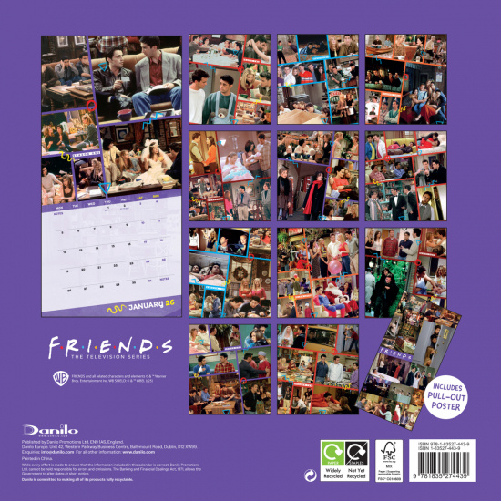 Friends  - 2026 Square Calendar