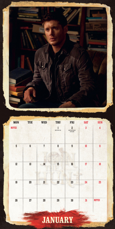 Supernatural  - 2026 Square Calendar