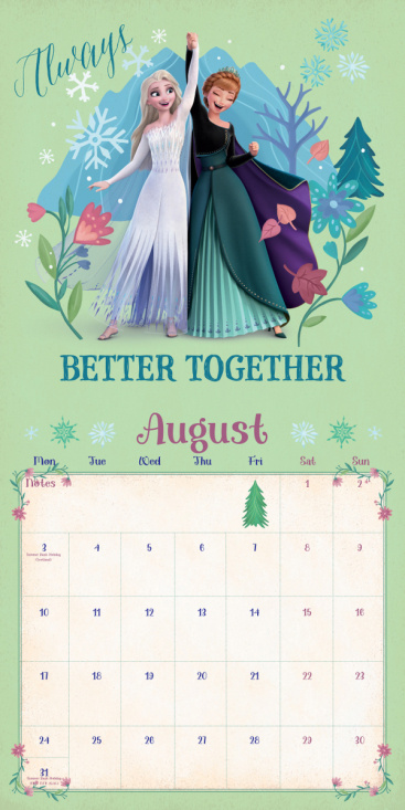 Disney Frozen  - 2026 Square Calendar