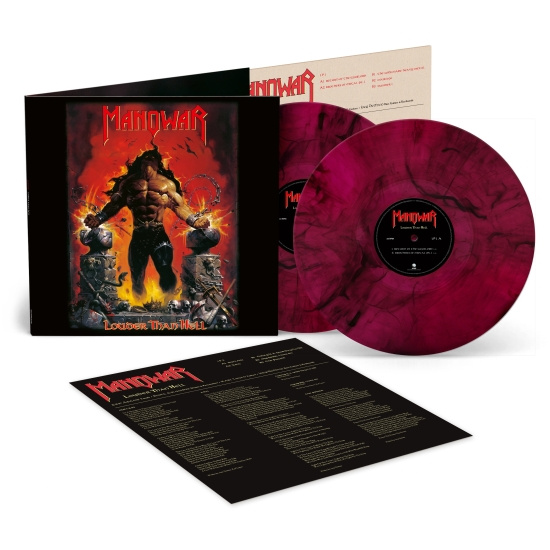 Manowar - Louder Than Hell (Ltd Broken Black & Red Edition / 2LP)