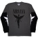 Nirvana - In Utero Mono Uni Char/Bl Layered Longsleeve (2XL) Nirvana - In Utero Mono Uni Char/Bl Layered Longsleeve (2XL)
