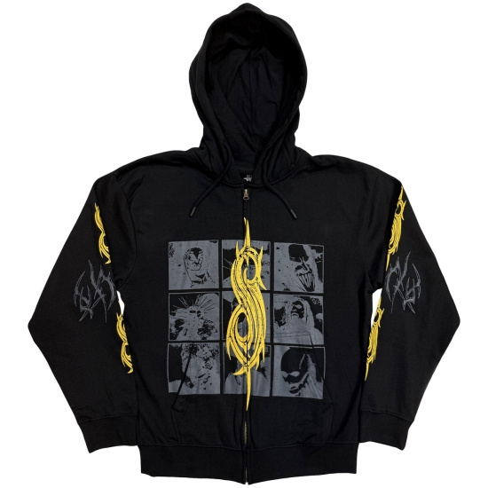 Slipknot - The End So Far Tribal-S Band Uni Bl Zip Hoodie