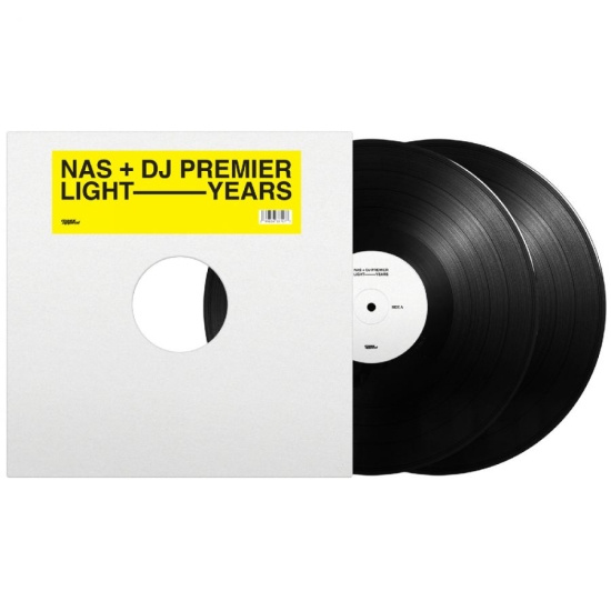 Nas And Dj Premier - Light-Years (White Label Cover - 2LP)