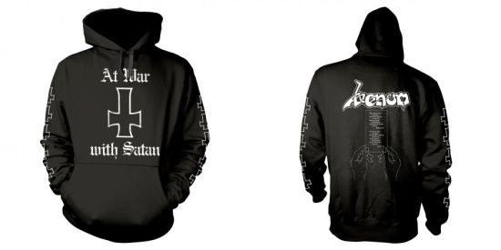 Venom - Hood - At War With Satan (Xxxl) Whi