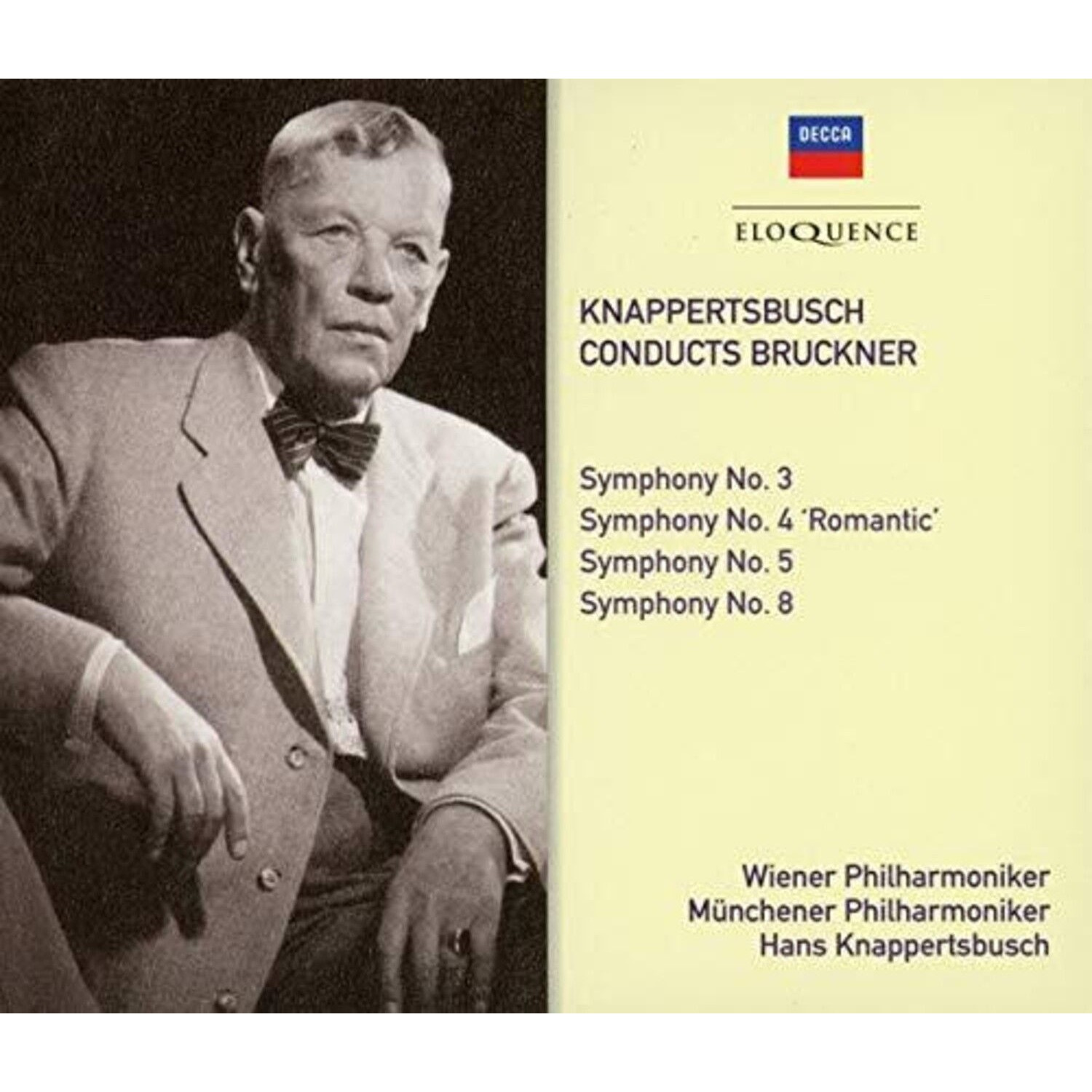 Anton Bruckner - Symphonies Nos. 3, 4, 5 & 8