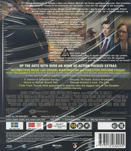 Movie - Equalizer 2, The (Bd) Bnl+Nc