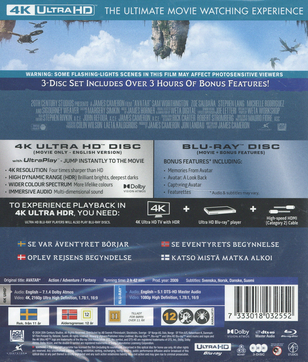 Movie - Avatar (Update. 4K+Bd Dolby Vision/Atmos
