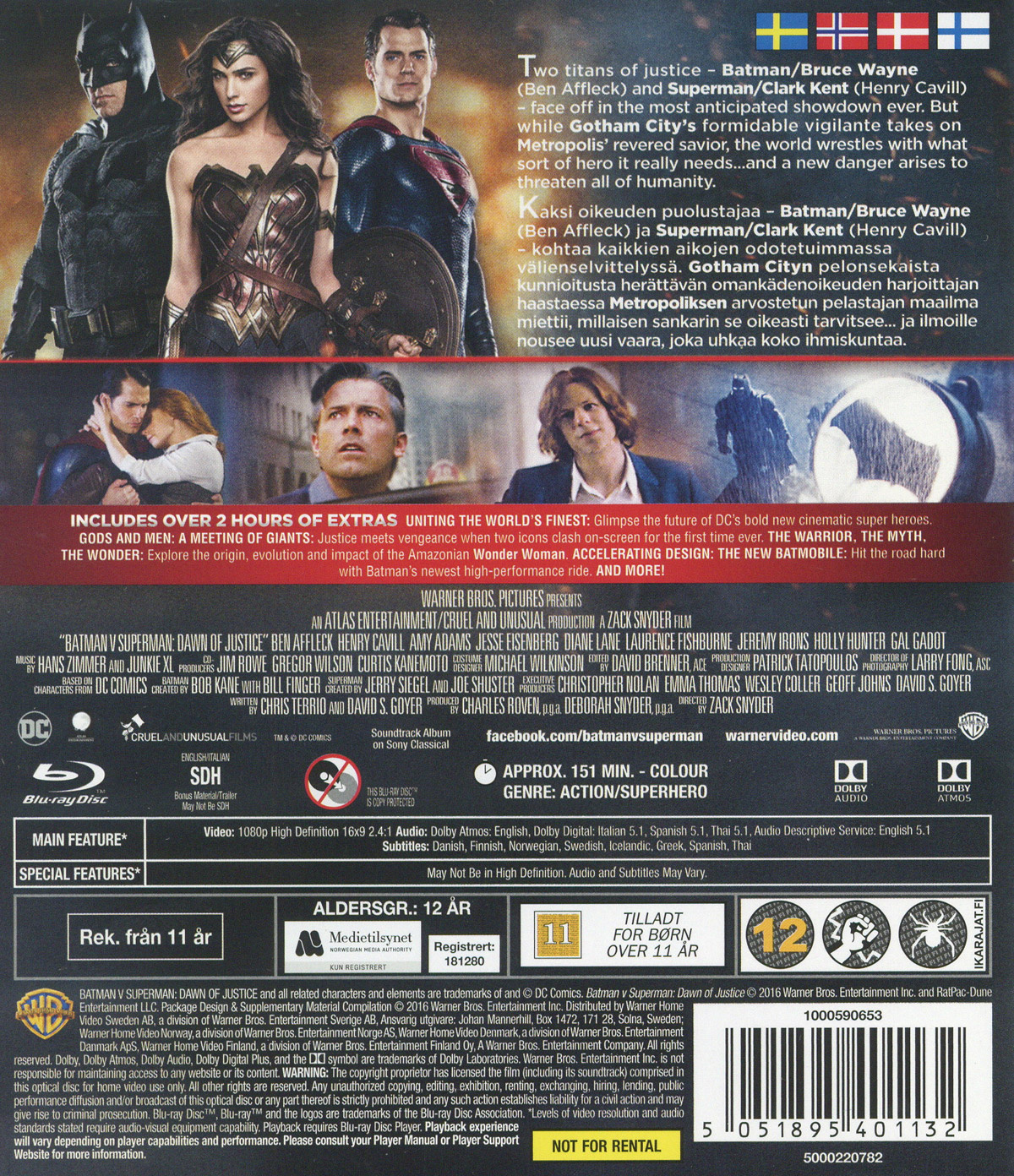 Movie - Batman V Superman: Doj Ue (Bd/S/N)
