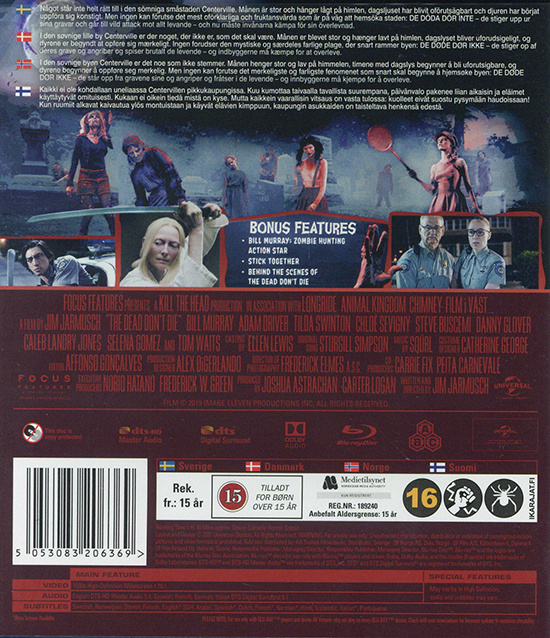 Movie - Dead Dont Die, The Bd S-T