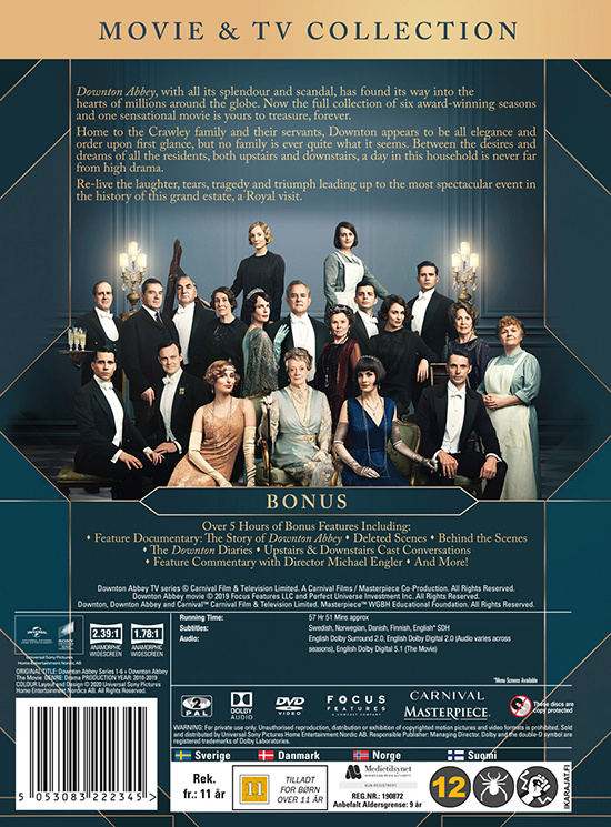 Movie - Downton Abbey Collectors Ed. Dvd S-T