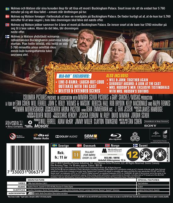 Movie - Holmes & Watson Bd S-T