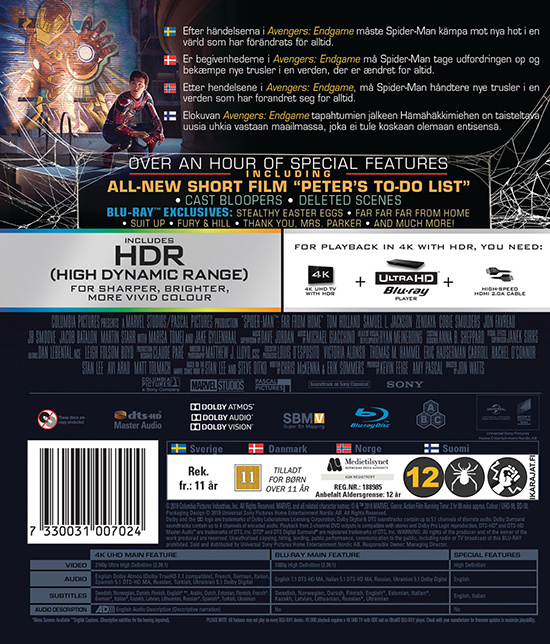 Movie - Spider-Man: Far From Home (Uhd+Bd) Uhd S