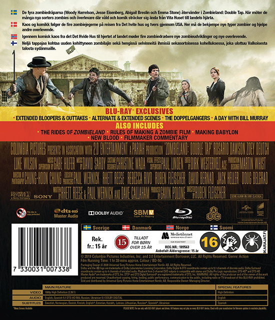 Movie - Zombieland: Double Tap Bd S-T
