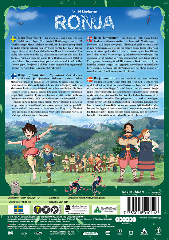 Movie - Ronja Rövardotter Tv-Serien Box (6-Disc)