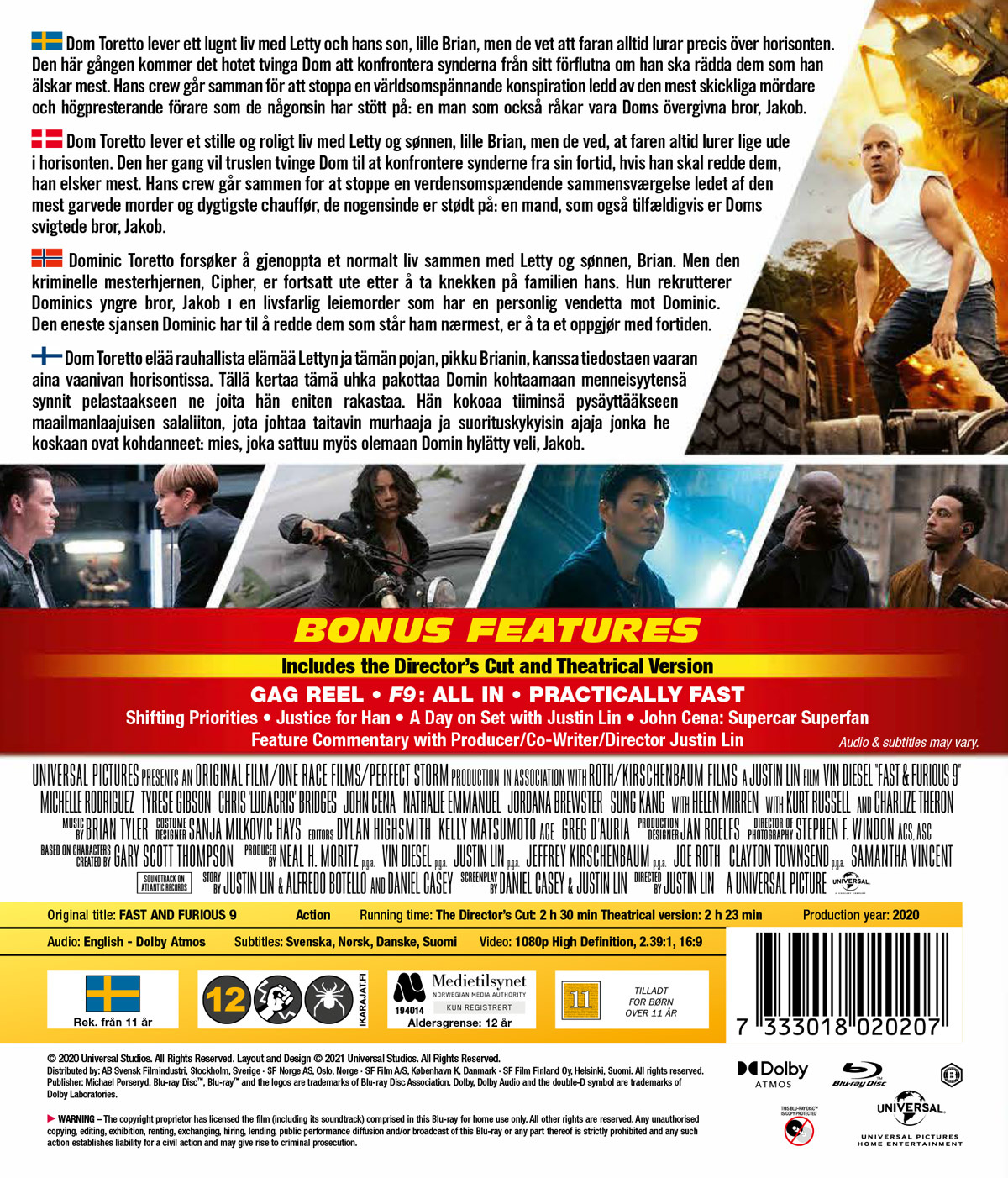 Movie - Fast And Furious 9 (Bd)