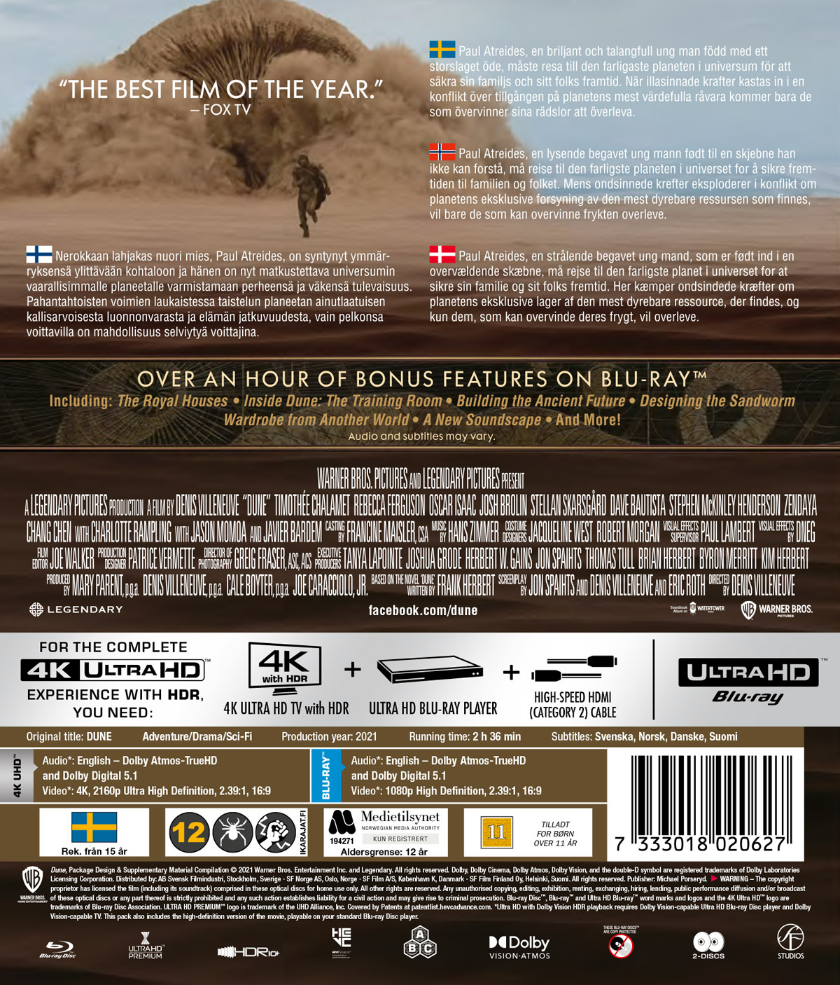 Movie - Dune (4K+Bd)