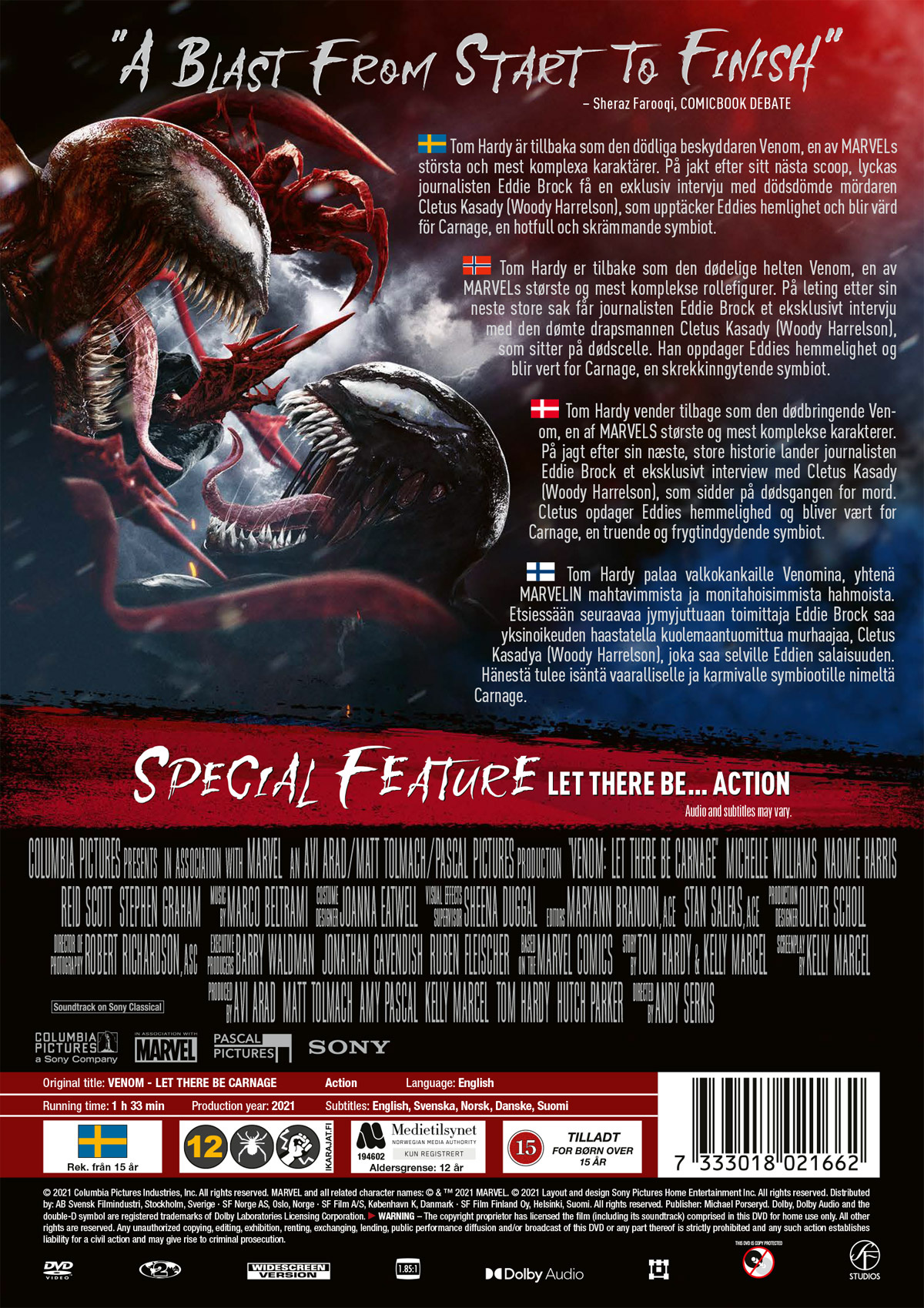 Movie - Venom: Let There Be Carnage (Dvd)
