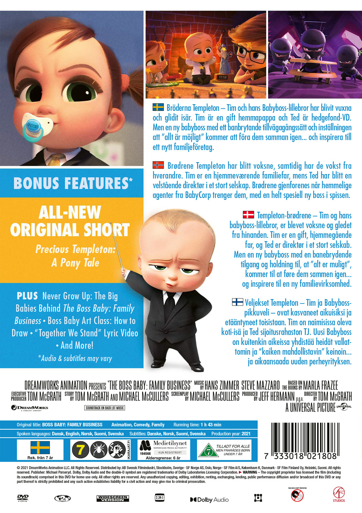Movie - Boss Baby: Family Business (Aka The Boss
