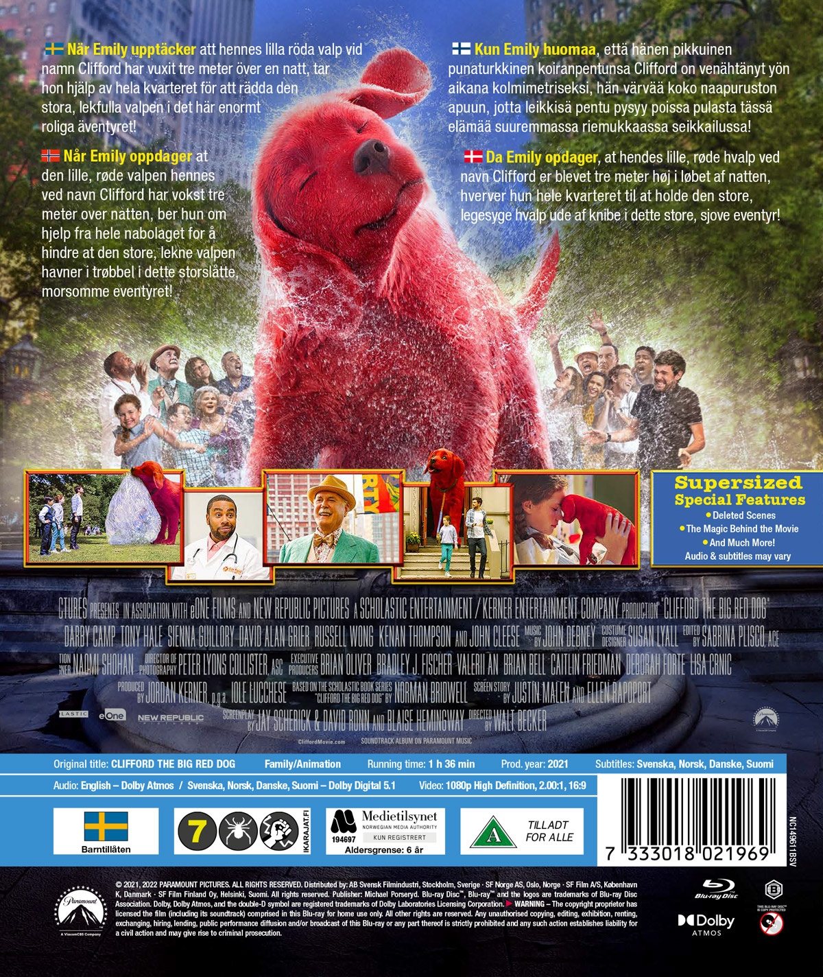 Movie - Clifford The Big Red Dog (Bd)