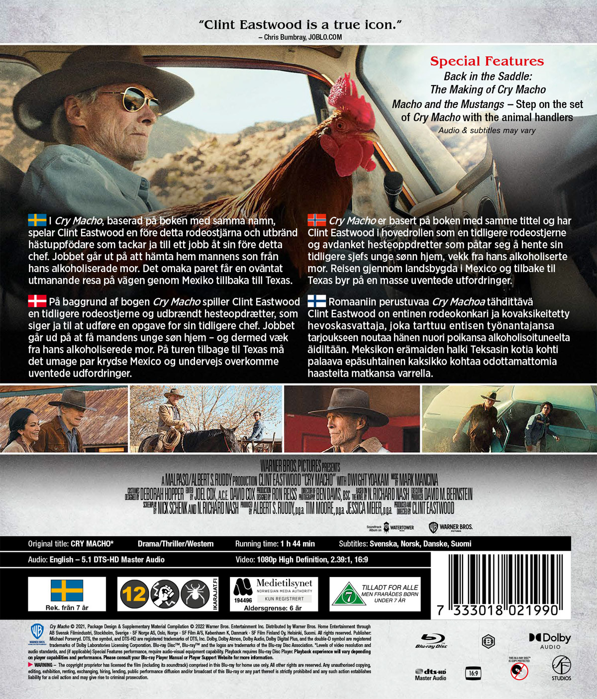 Movie - Cry Macho (Bd)