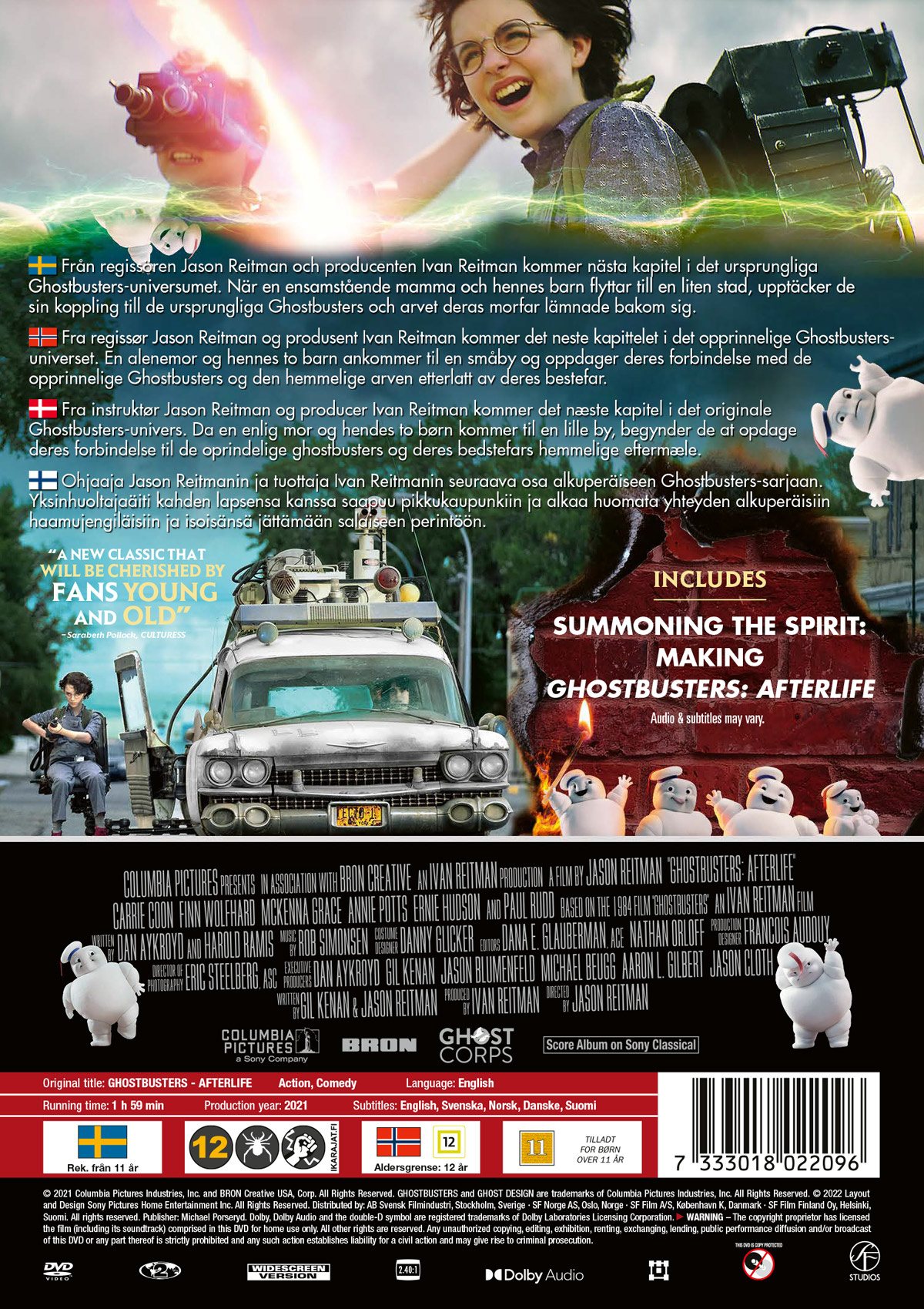 Movie - Ghostbusters: Afterlife (Dvd)