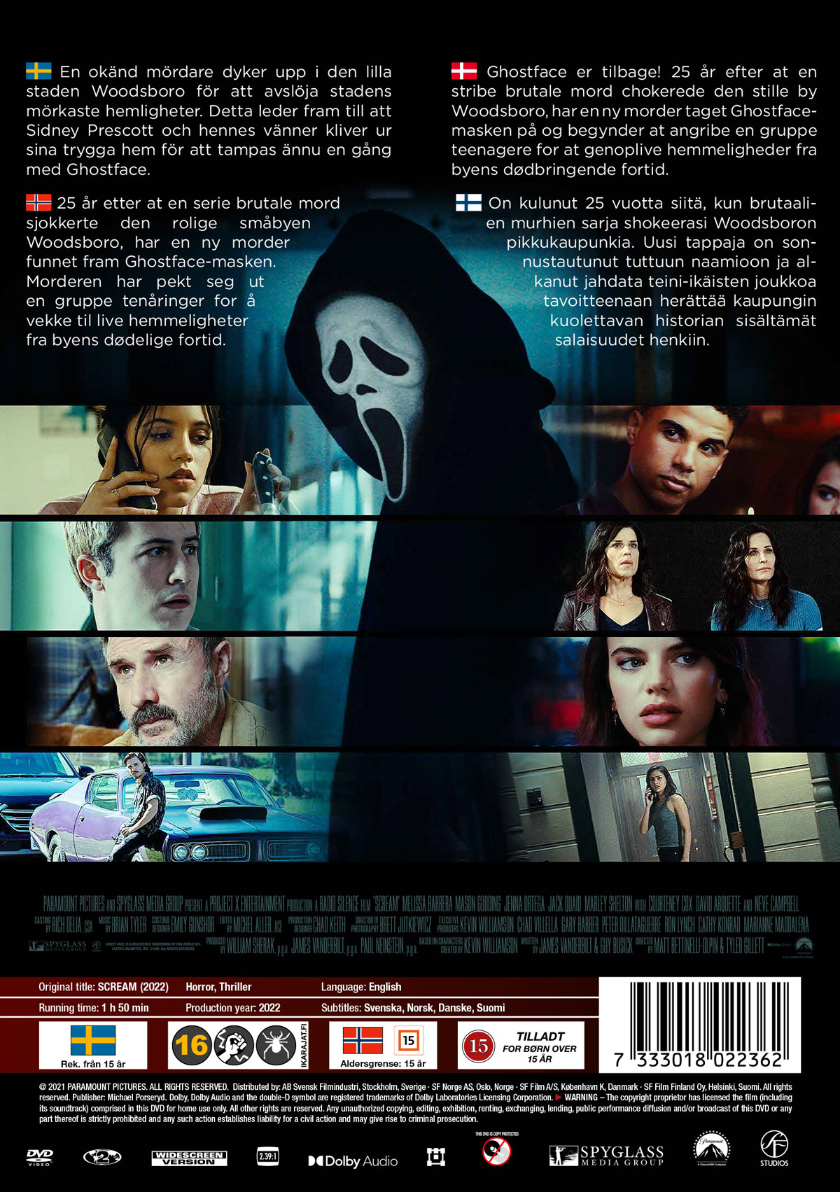 Movie - Scream (2022) (Dvd)