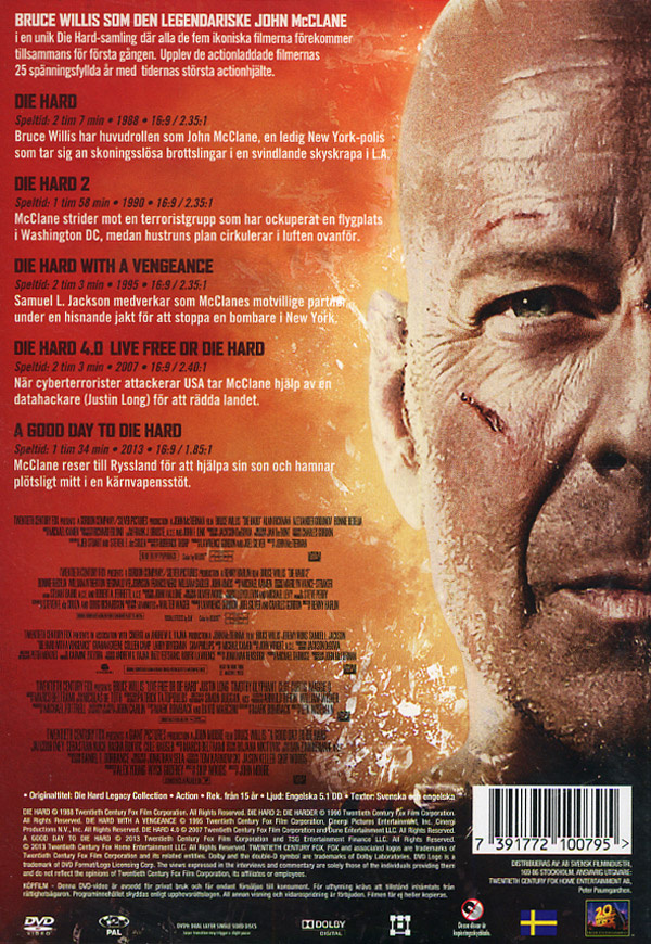 Movie - Die Hard 1-5 Repack Dvd