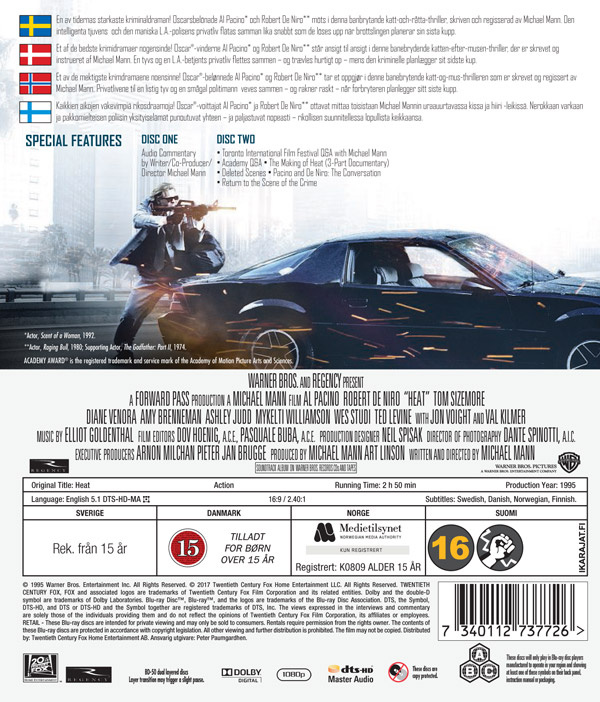 Movie - Heat  S.E. 2 Disc Bd