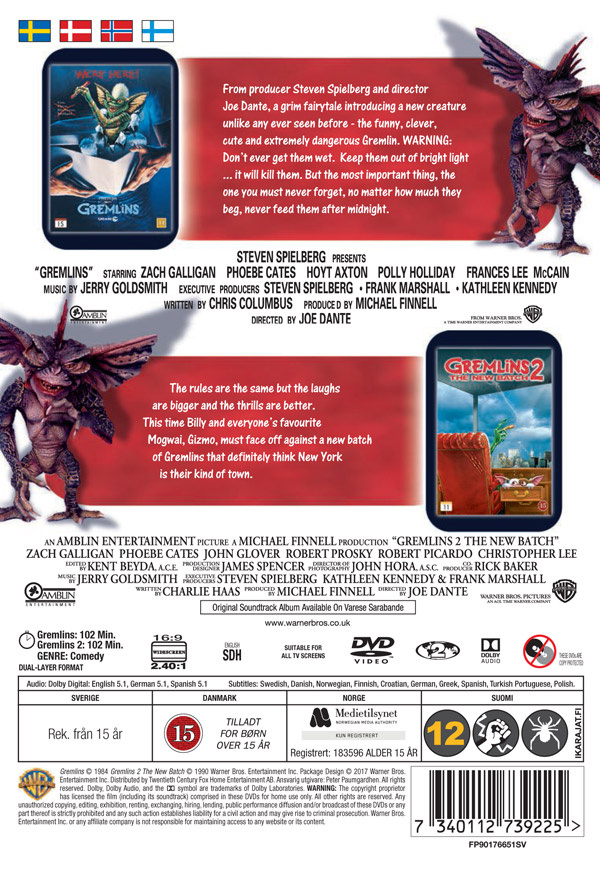 Movie - Gremlins/Gremlins 2 (2Pk/Dvd)