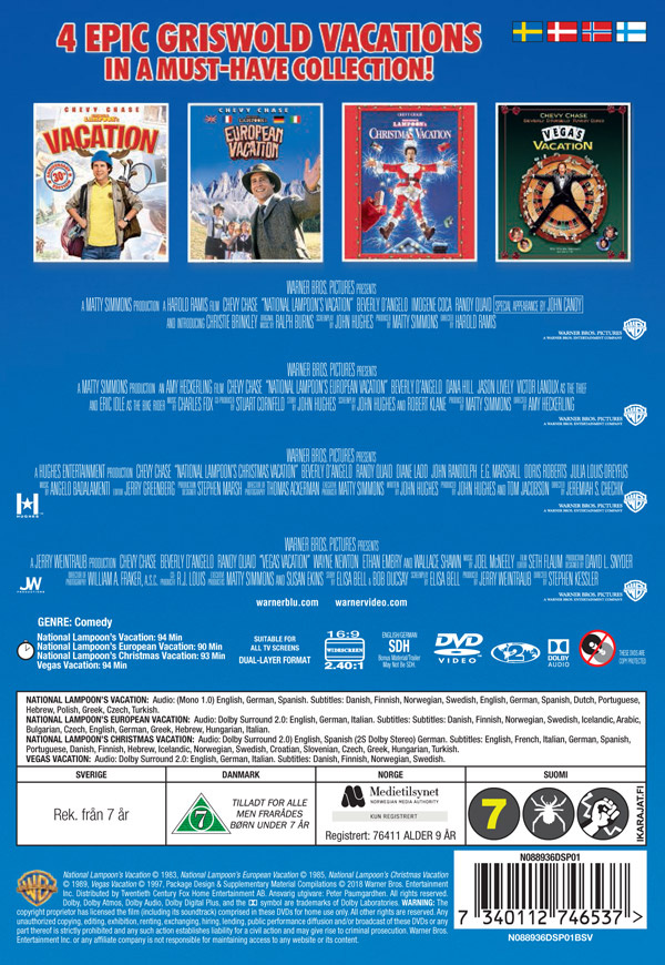 Movie - National Lampoon Collection  4 Movies Dv