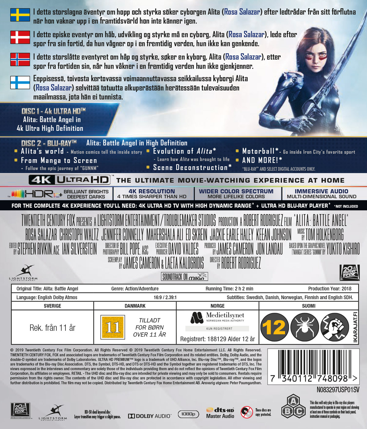 Movie - Alita: Battle Angel Uhd