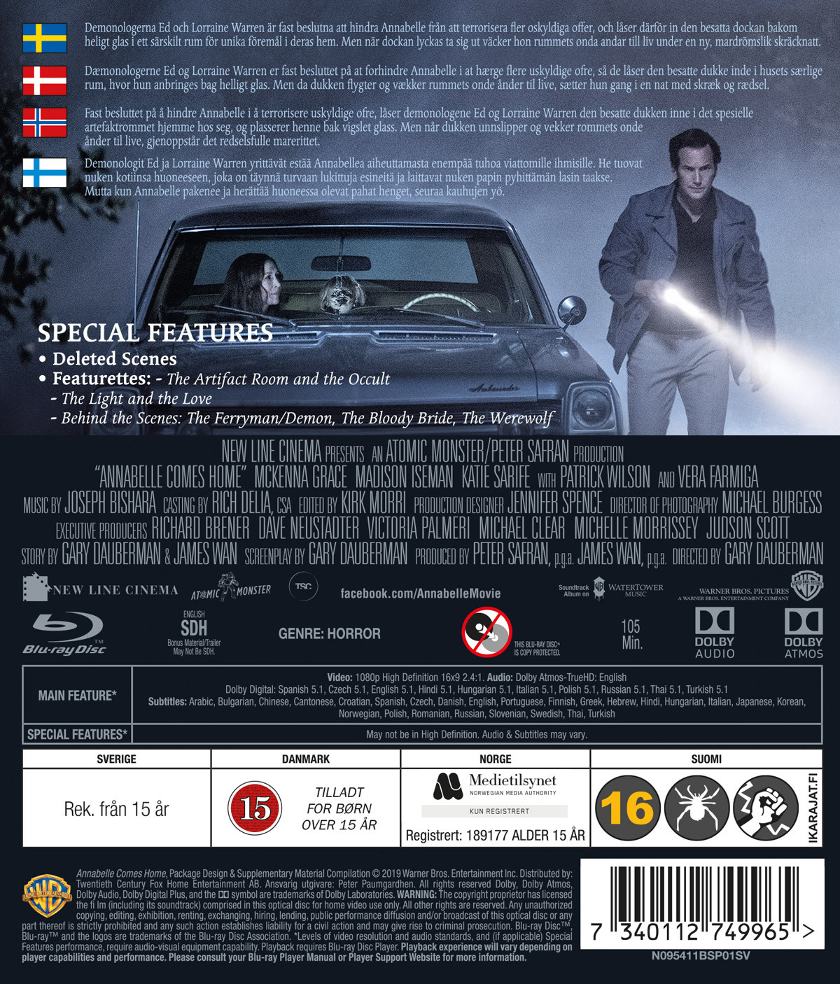 Movie - Annabelle Comes Home Bd