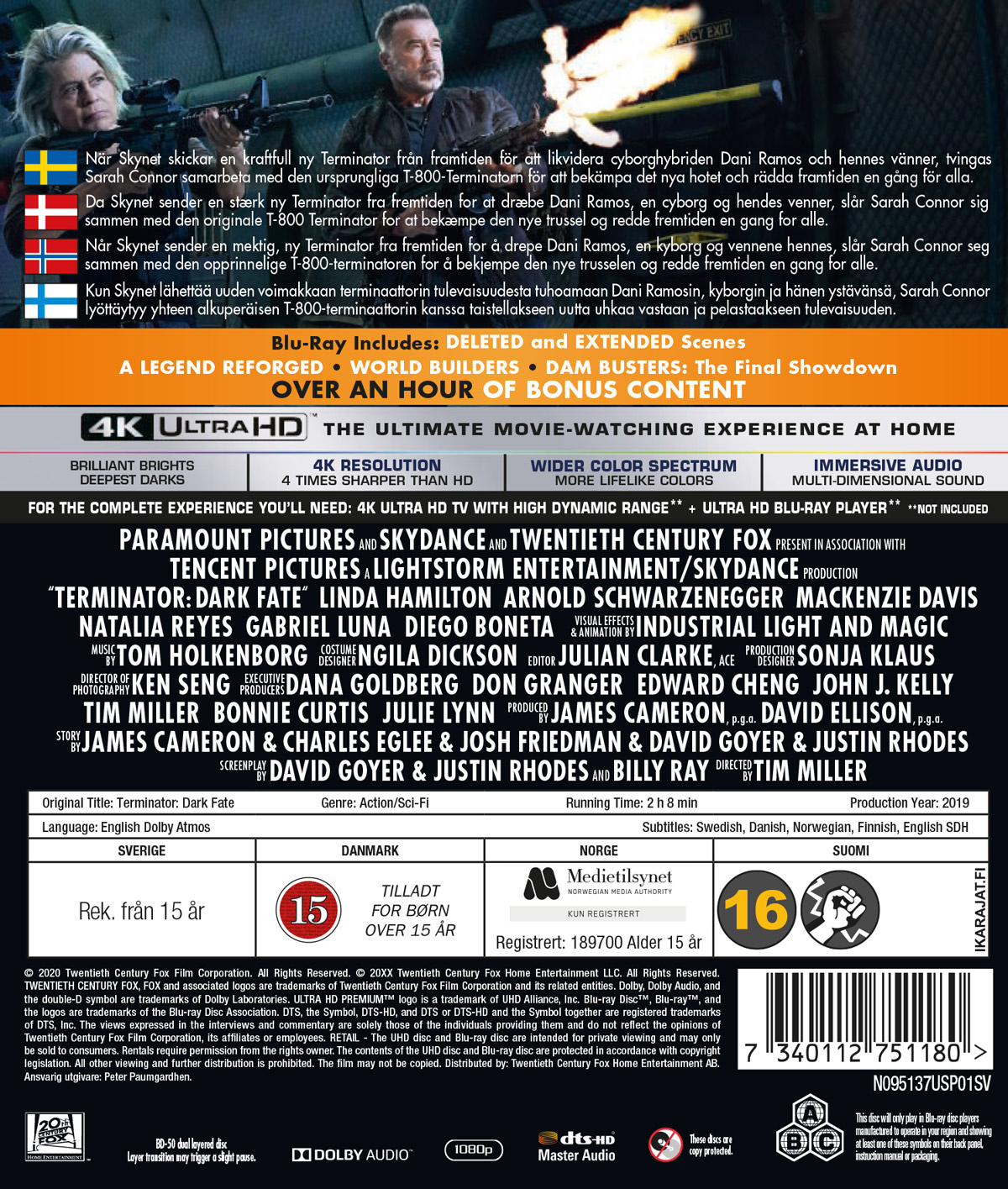 Movie - Terminator: Dark Fate Uhd