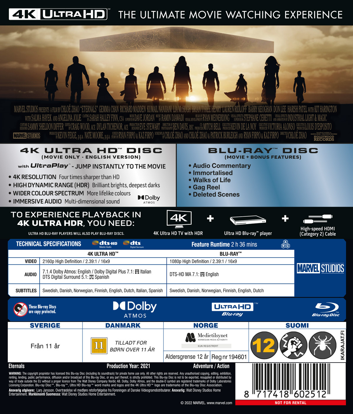 Movie - Eternals (2021)-Uhd+Bd