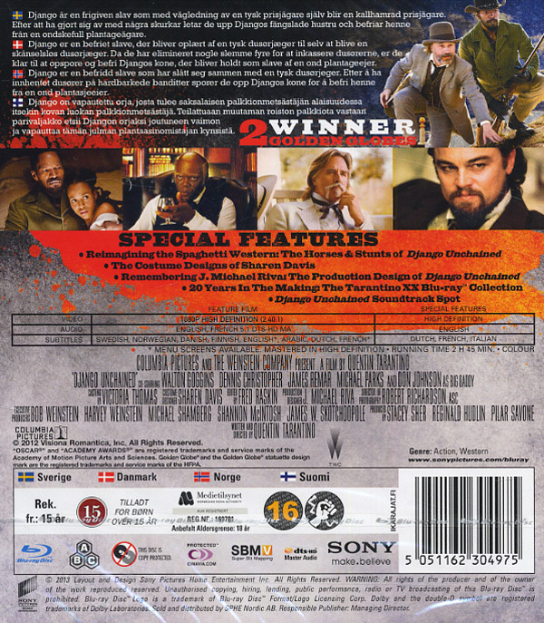 Movie - Django Unchained (Rwk 2014) Bd S-T