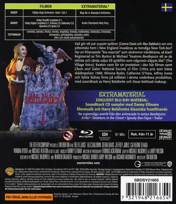 Movie - Beetlejuice (Bd/S/N)