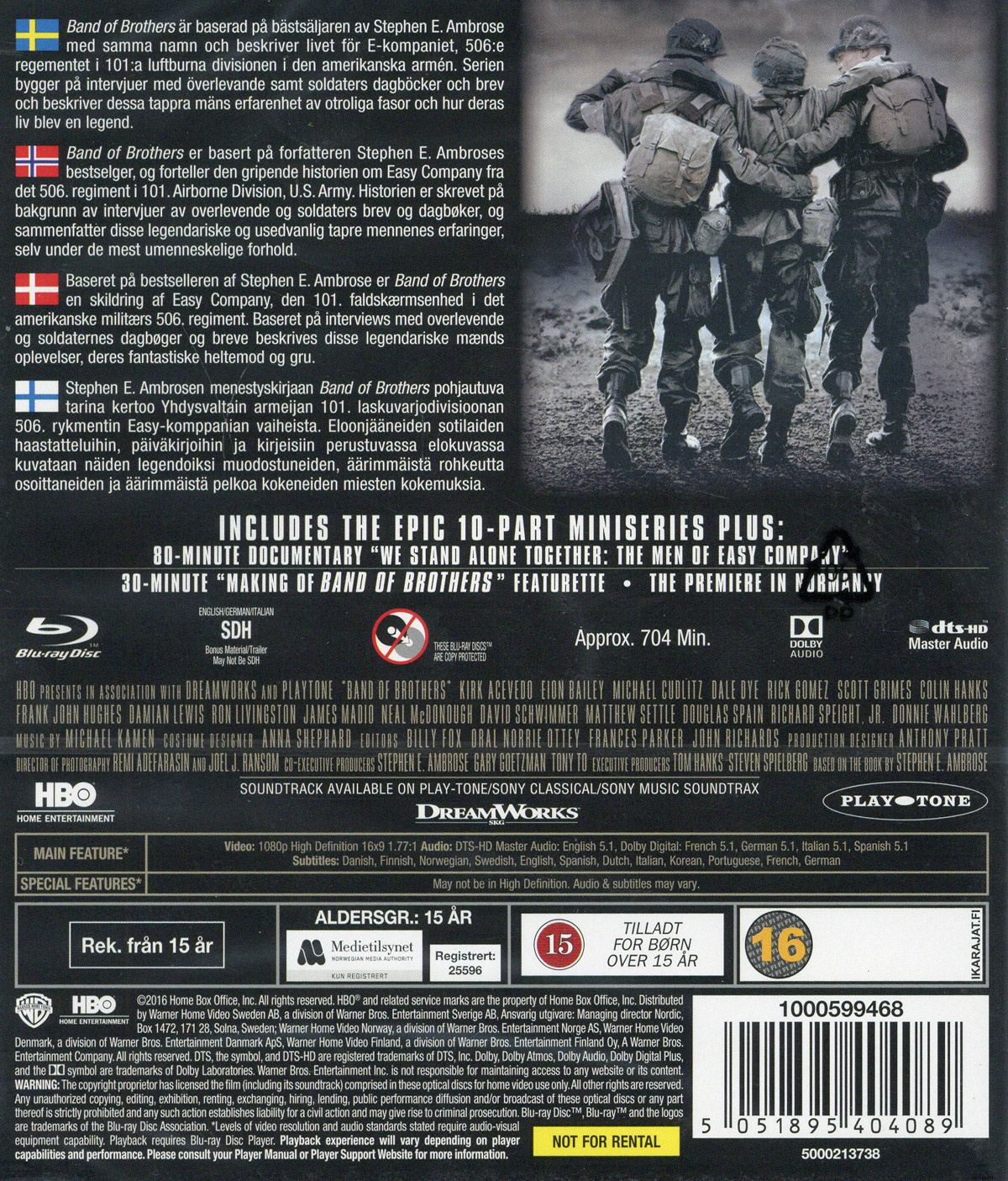 Movie - Band Of Brothers (Bd/S/N)