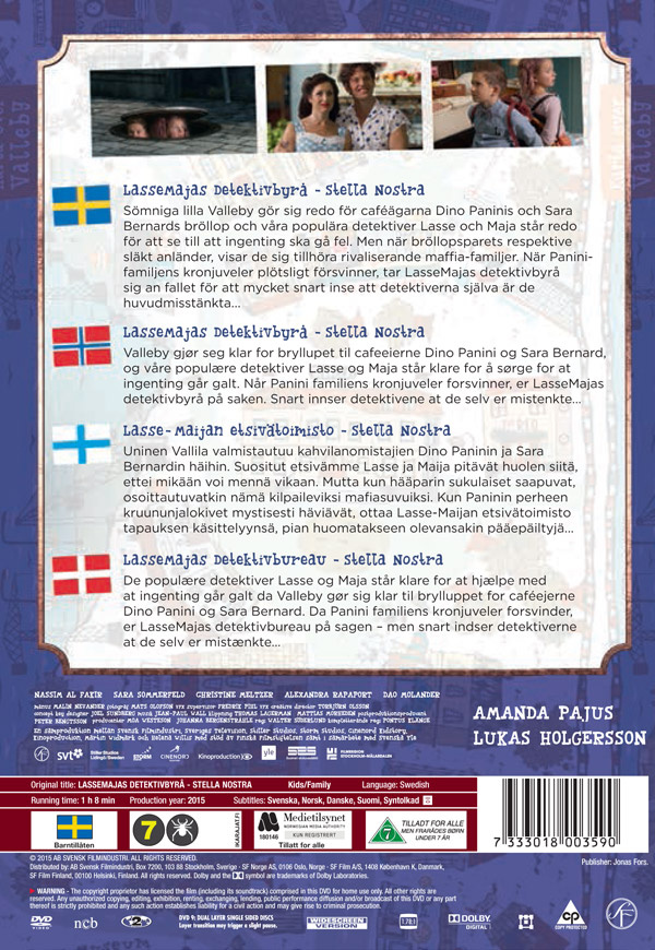 Movie - Lassemajas Detektivbyrå- Stella Nostra