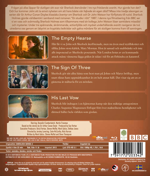 Movie - Sherlock - Box 3