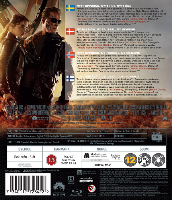 Movie - Terminator: Genisys Bd