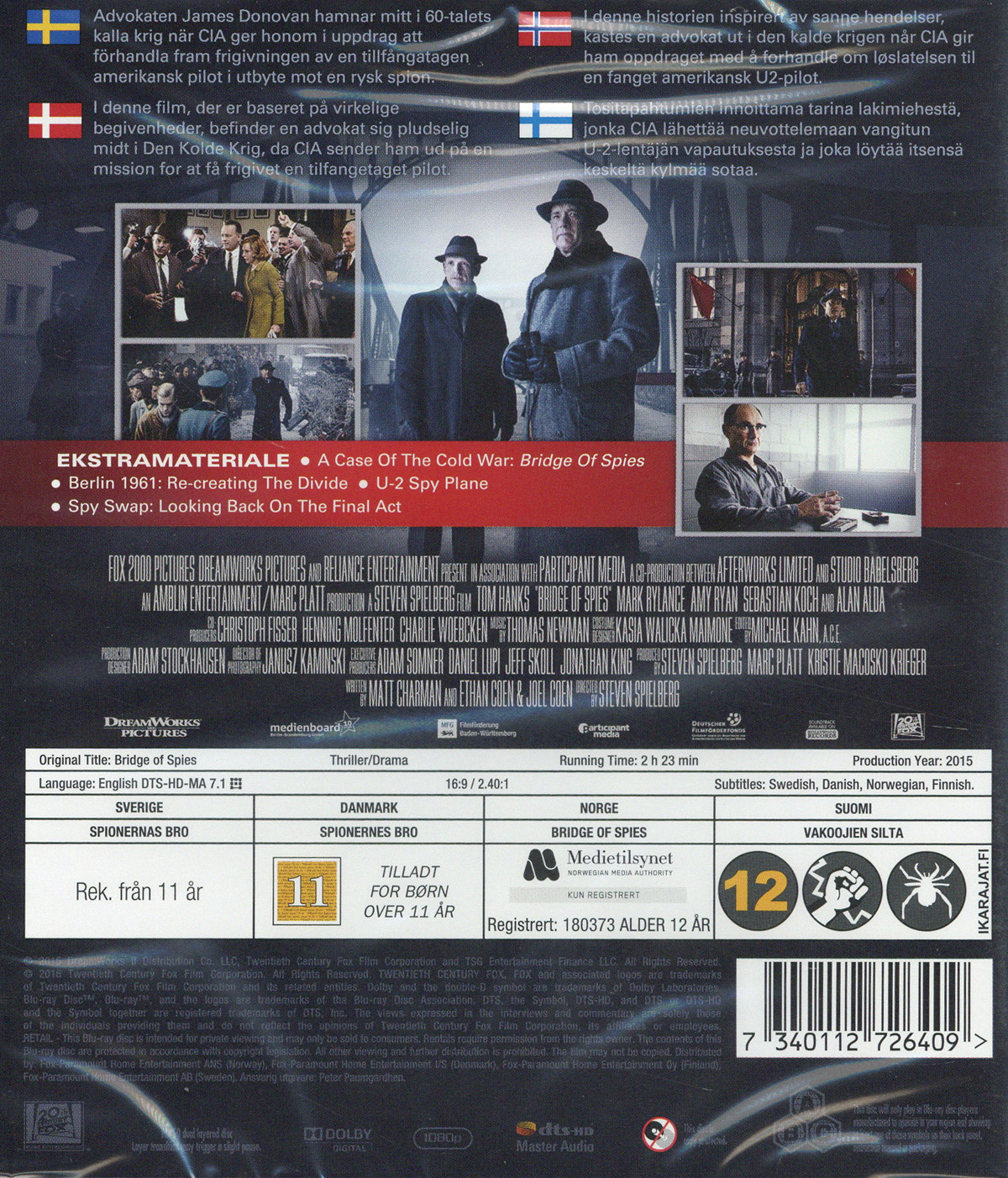 Movie - Bridge Of Spies Bd