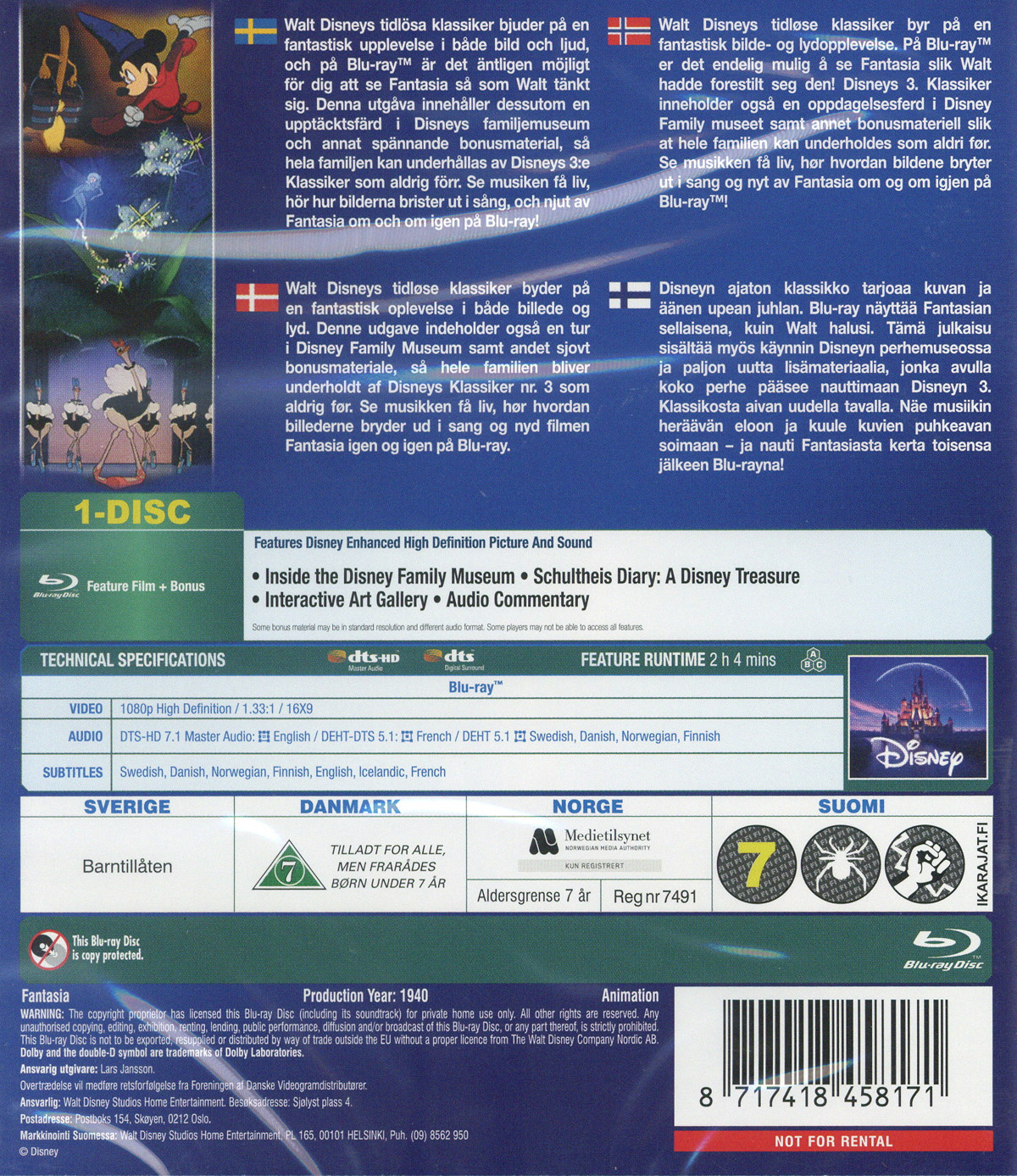 Movie - Fantasia Bd/Scandi